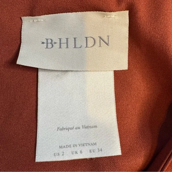 BHLDN Dylan One-Shoulder Satin Side-Slit Gown - Picture 3 of 16